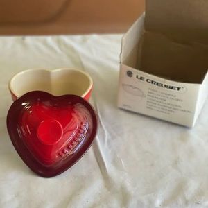 Le creauset heart shaped casserole dish
